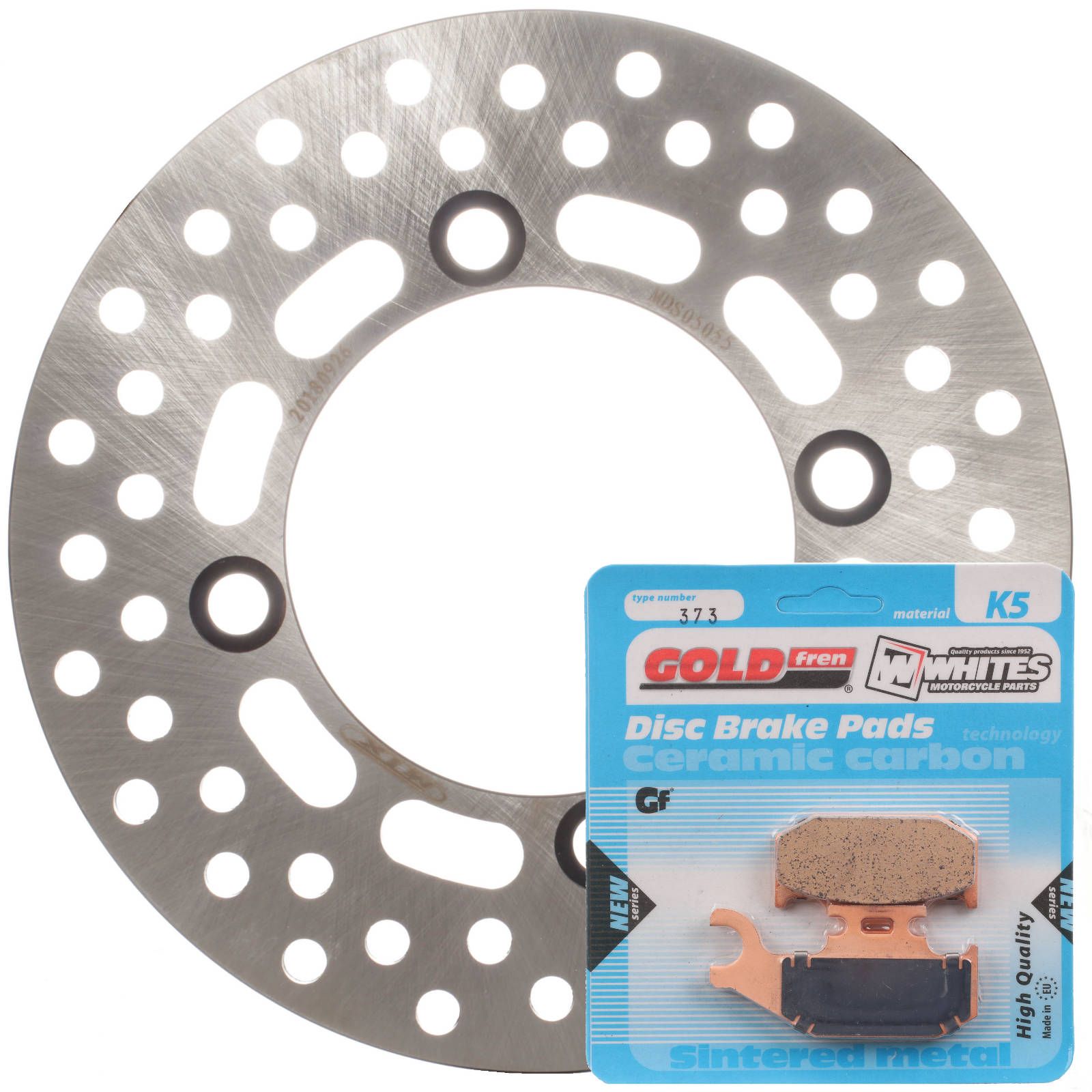 BRAKE DISC & PAD FRONT KIT - SUZ LTA500 AXI 14-18 - LEFT