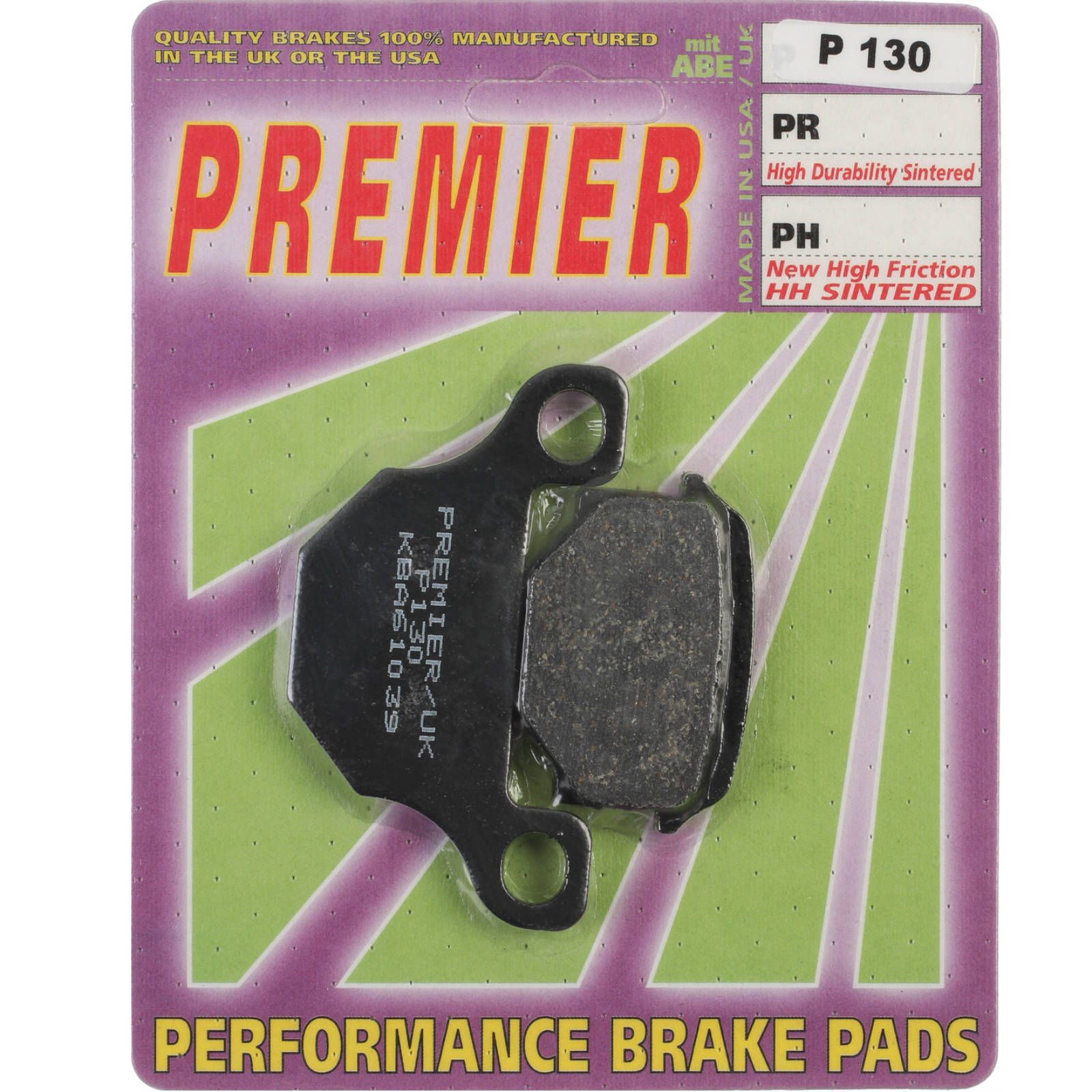 PREMIER BRAKE PADS P130 - SUZ