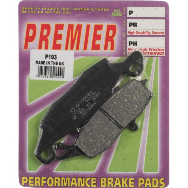 PREMIER BRAKE PADS P193 - KAW | SUZ