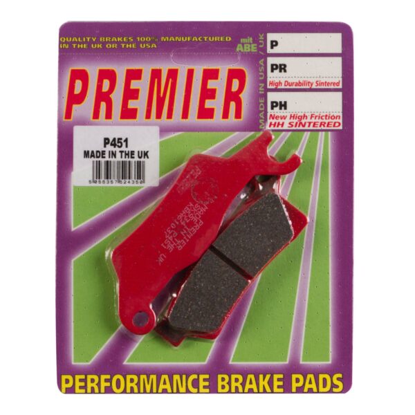 PREMIER BRAKE PADS P451 - CAN