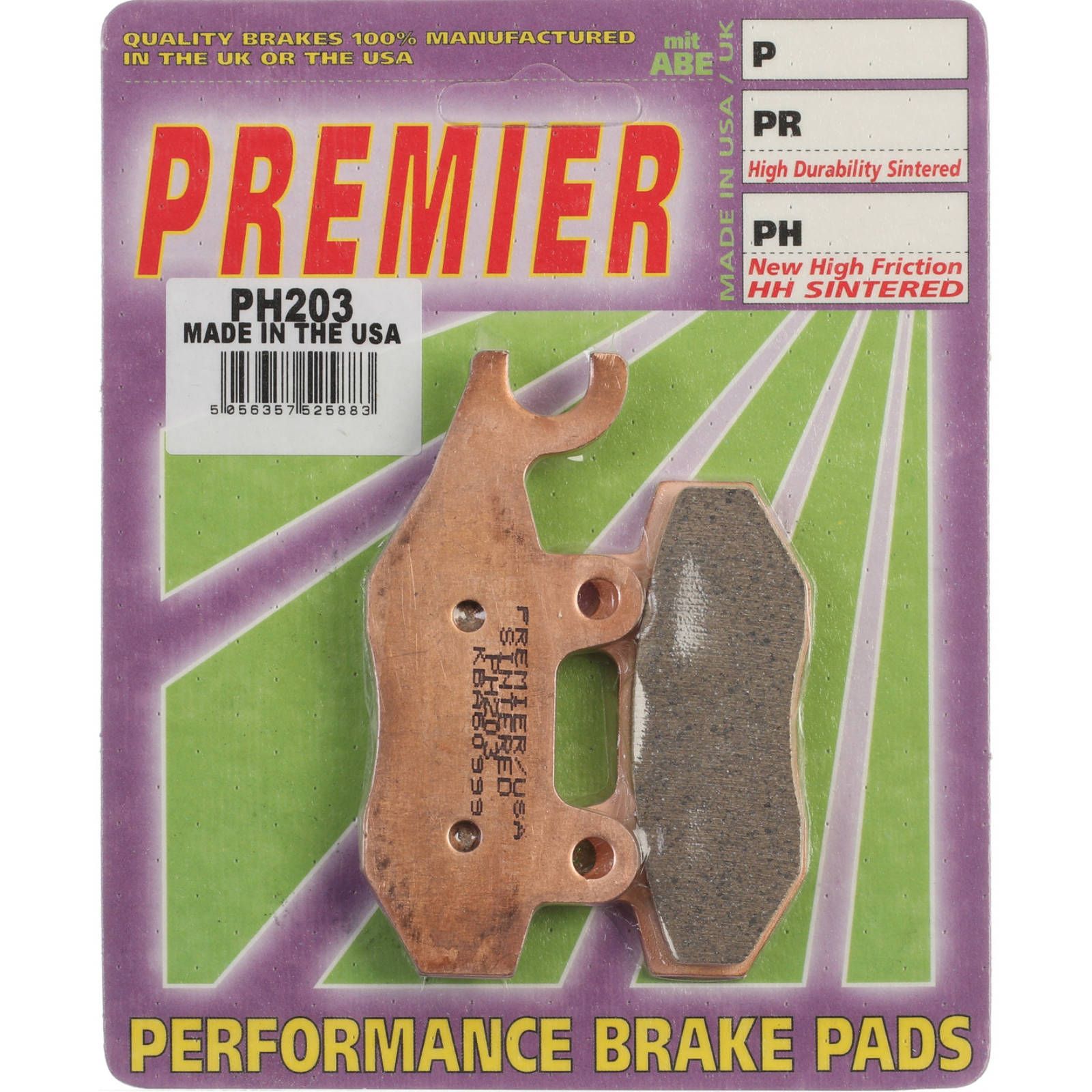 PREMIER BRAKE PADS HI-PERF SINT PH203 - TRI
