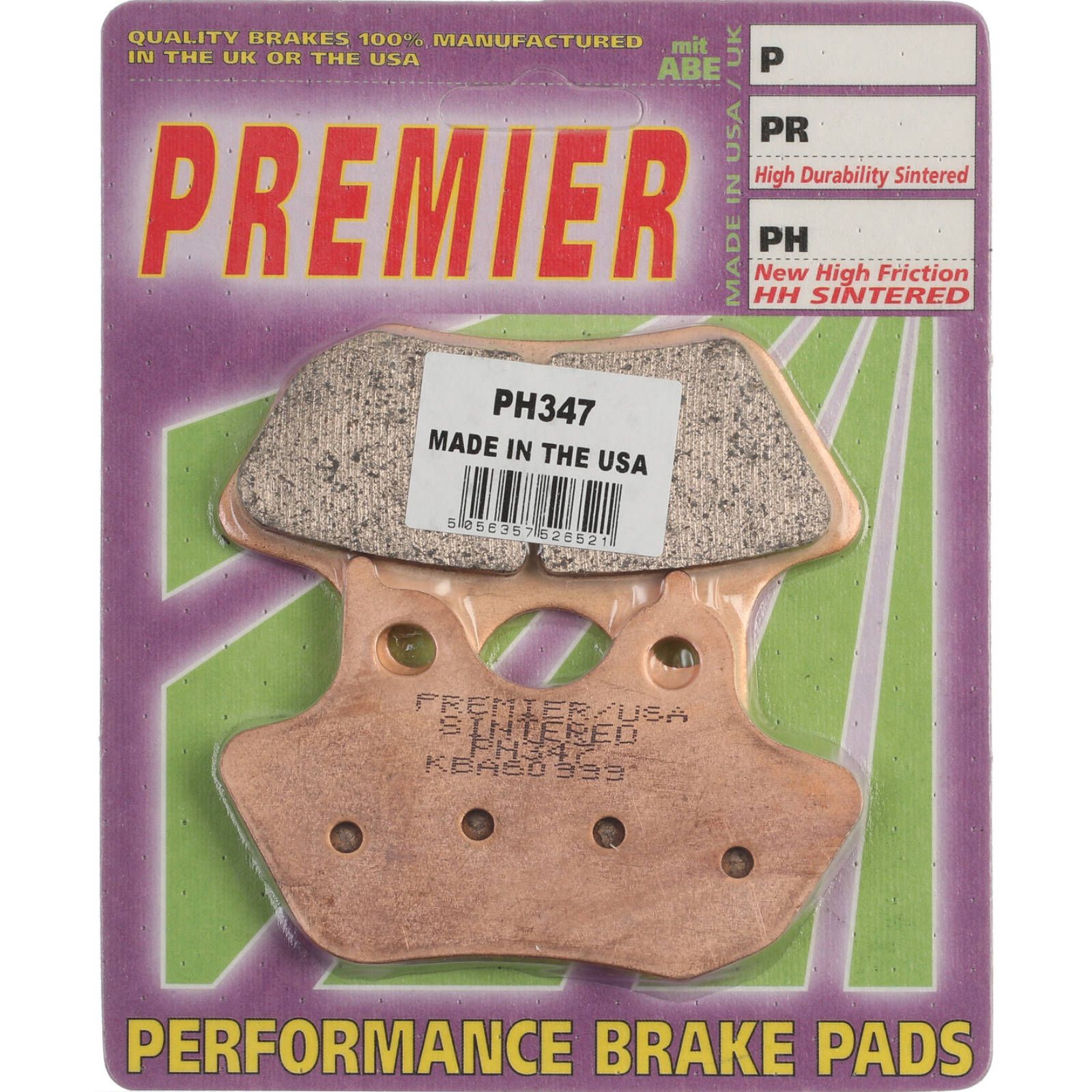 PREMIER BRAKE PADS HI-PERF SINT PH347 - HD