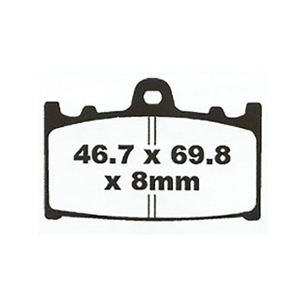 PREMIER BRAKE PADS HI-PERF SINT PH053 - KAW | SUZ