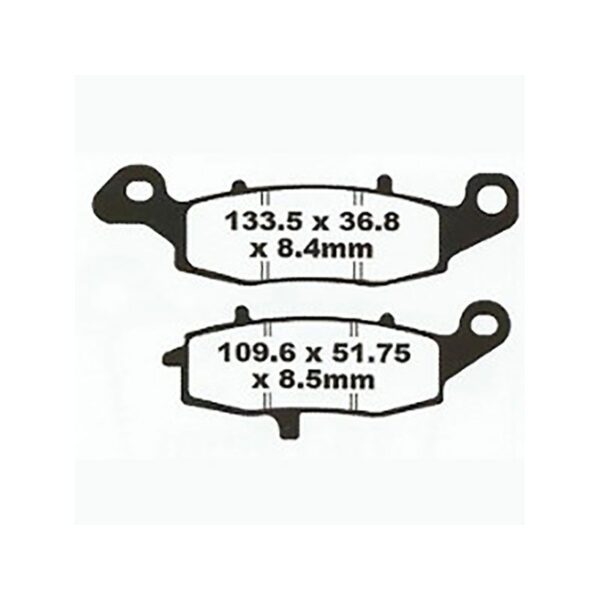 PREMIER BRAKE PADS SEMI SINTERED STREET
