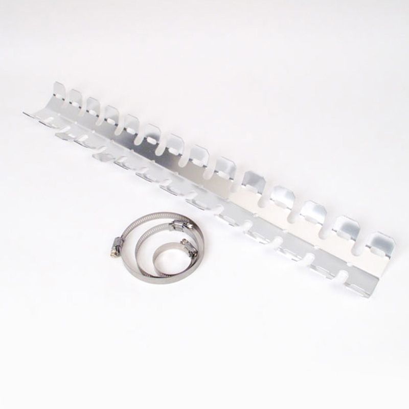 WHITES HEAD PIPE GUARD W/CLAMP - SIL
