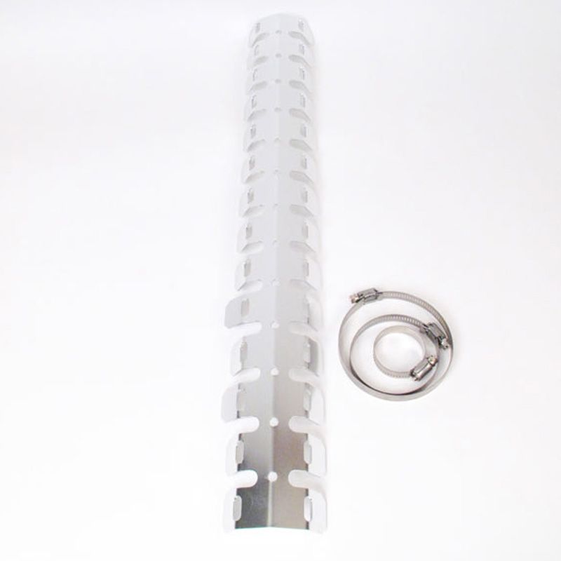 WHITES HEAD PIPE GUARD W/CLAMP - SIL