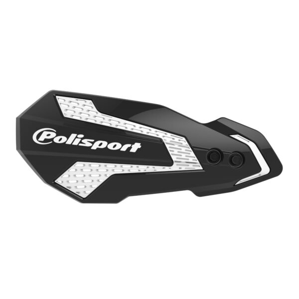 POLISPORT MX FLOW HANDGUARD BLK/WHT HON CR/CRF/CRFX