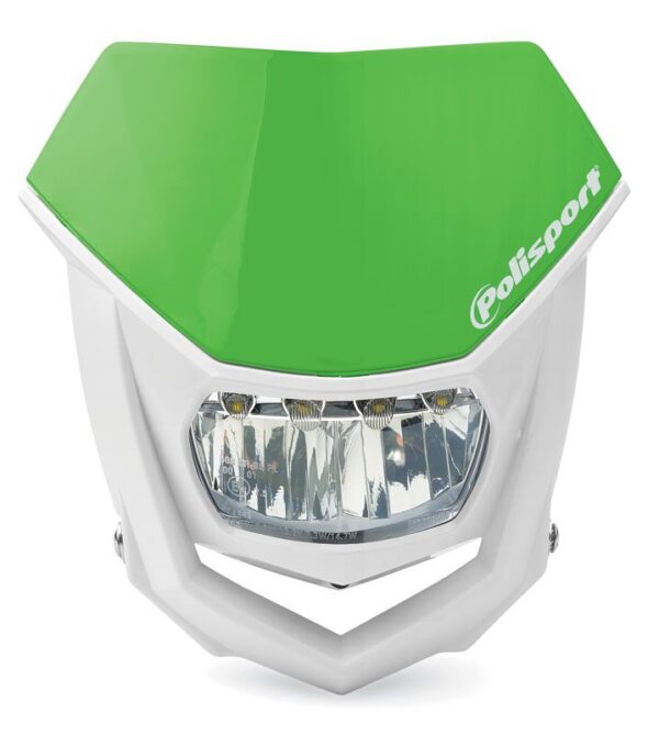 POLISPORT HALO LED HEADLIGHT GRN
