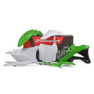 POLISPORT KIT KAW KX85 14-16 (14-15 WHT R/GUARD) 05GRN/WHT