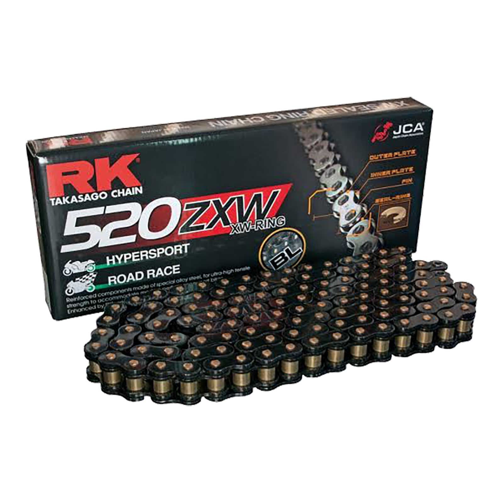 CHAIN RK BLK 520XZXW x 120 BLK XW-RING - HYPERSPORTS