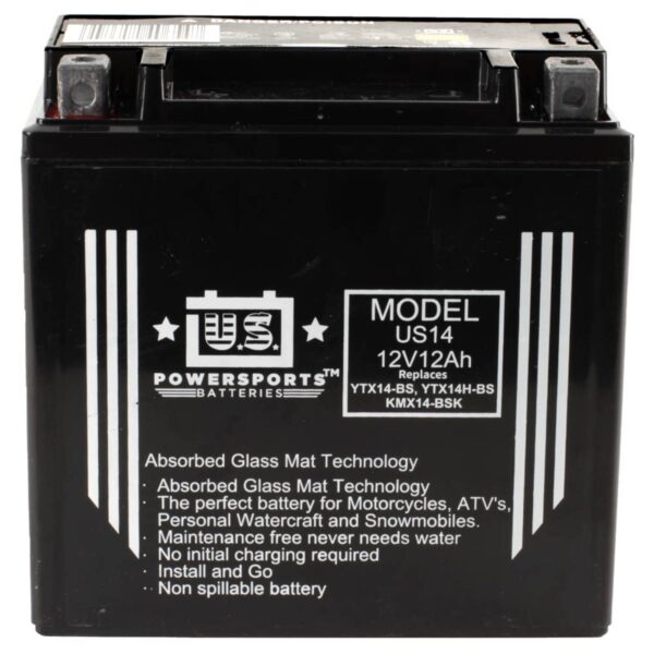 USPS AGM BATTERY US14-BS YTX14-BS *4