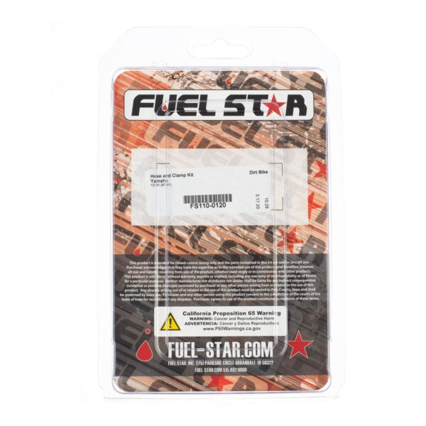 FUEL STAR HOSE AND CLAMP KIT FS110-0120