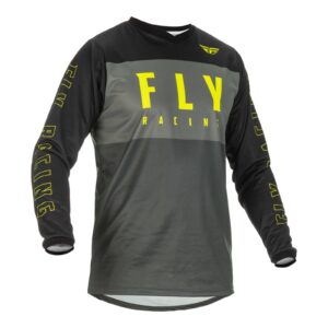FLY '22 F-16 YOUTH JERSEY GRY/BLK/HI-VIS