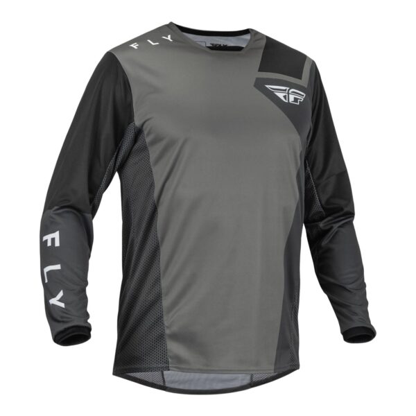 FLY '23 KINETIC JET JERSEY GREY/DARK Grey/Black