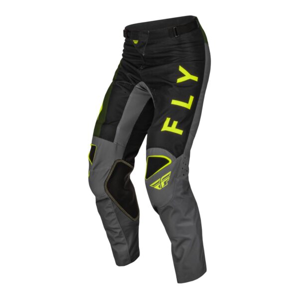 FLY '23 KINETIC JET PANTS BLACK/OLIVE GREEN/HI-VIS 40