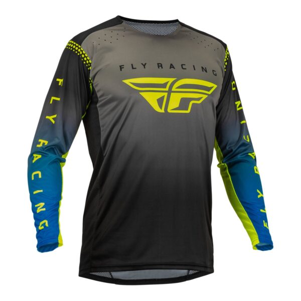 FLY '23 LITE JERSEY GREY/BLUE/HI-VIS