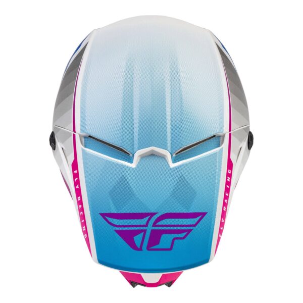 FLY '23 KINETIC DRIFT HELMET PNK/WHT/BLU LGE