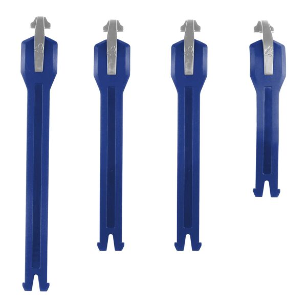 LEATT BOOT STRAP KIT GPX 4.5 / 5.5 FLEXLOCK 4-pcs BLU