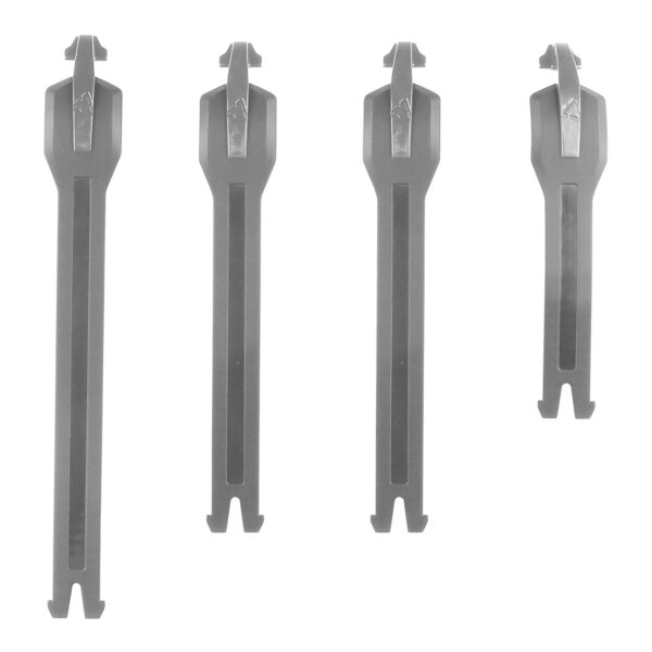 LEATT BOOT STRAP KIT 4.5/5.5 FLEXLOCK 4-pcs COOL GREY