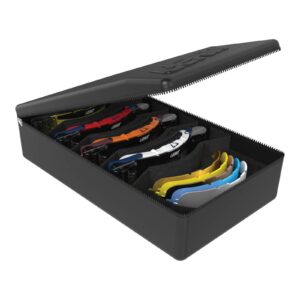 LEATT VELOCITY GOGGLE CASE - BLK (HOLDS UP TO 5 PR.)