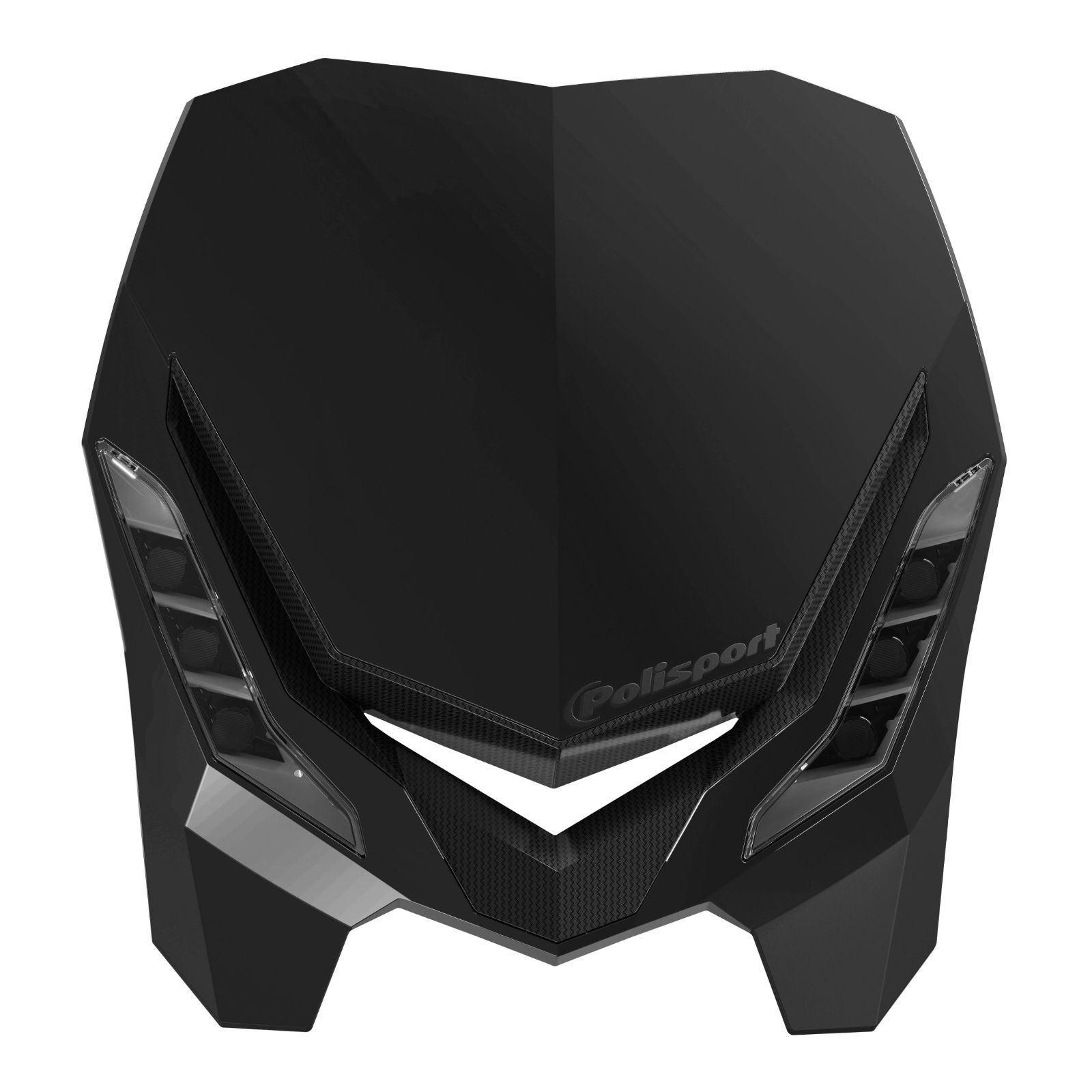 POLISPORT E-BLAZE HEADLIGHT BLACK/BLACK