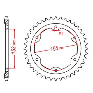 SPKT REAR OE STEEL MTX 893
