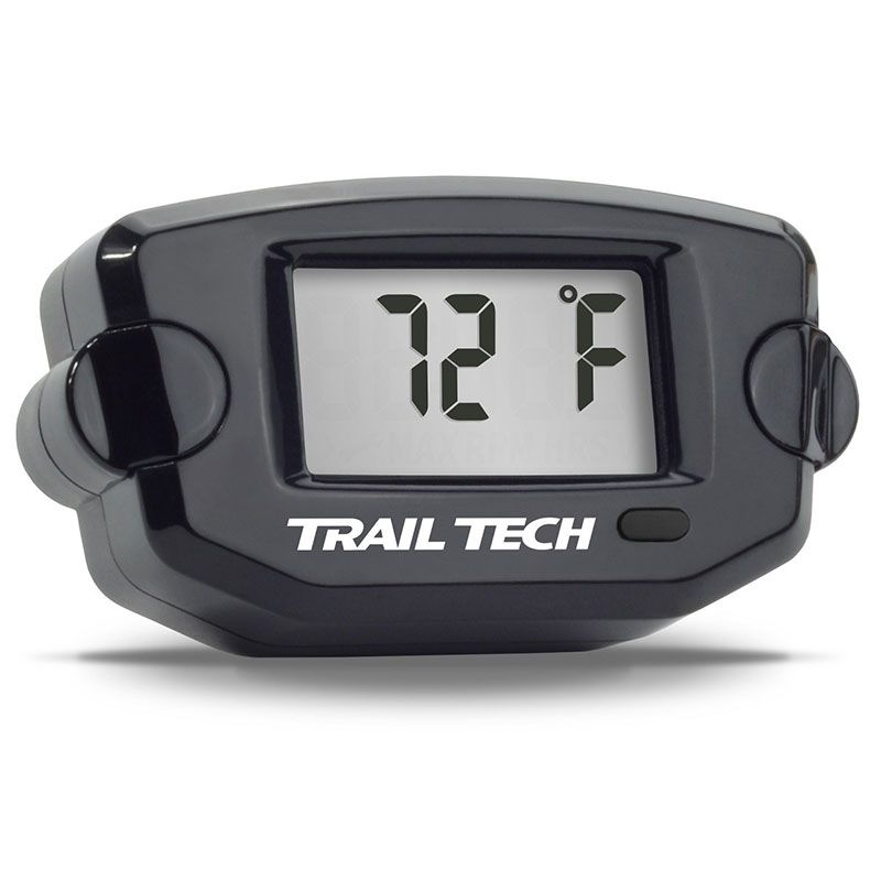 TRAIL TECH TTO - TEMP METER 16mm HOSE - BLK
