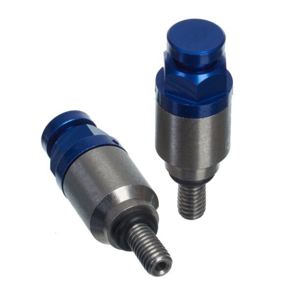 WHITES FORK BLEEDER VALVES - PAIR M4 x 0.7 BLU