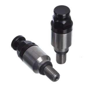 WHITES FORK BLEEDER VALVES - PAIR M5 x 0.8 BLK