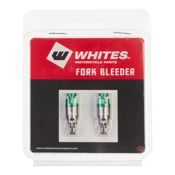 WHITES FORK BLEEDER VALVES - PAIR M5 x 0.8 GRN