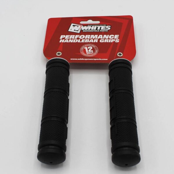 WHITES ATV HALF WAFFLE GRIP BLK 7/8