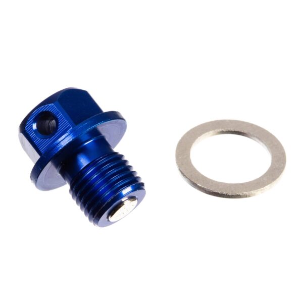 WHITES MAGNETIC SUMP PLUG BLU M12 x 12 - P1.25