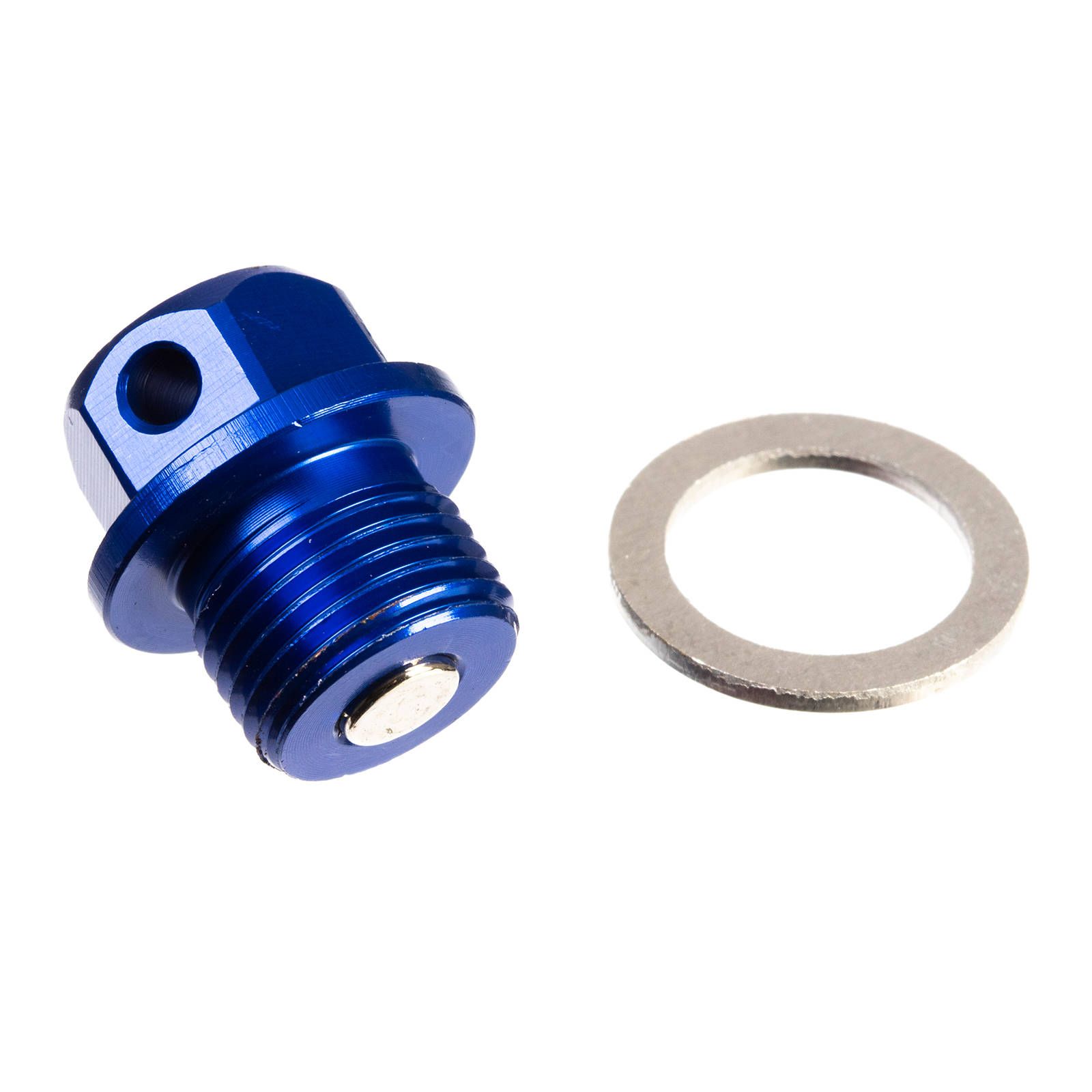 WHITES MAGNETIC SUMP PLUG BLU M14 x 10 - P1.25