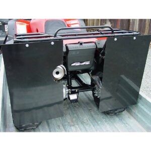 WHITES ATV MUDFLAP BLK 380mm x 650mm x4mm (single)