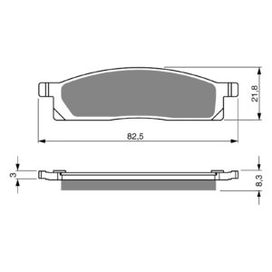 GOLDfren Brake Pads - K5 Off-Road Racing (GF034)