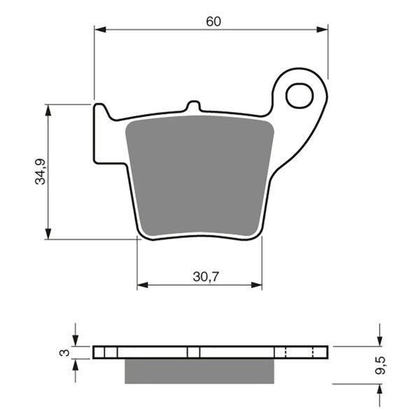 GOLDfren Brake Pads - K5 Off-Road Racing (GF176)