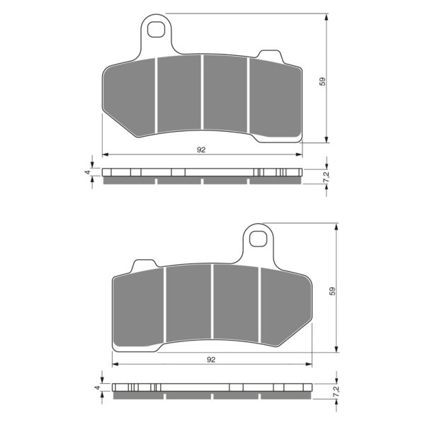 GOLDfren Brake Pads - S3 Sintered Sports (GF271)