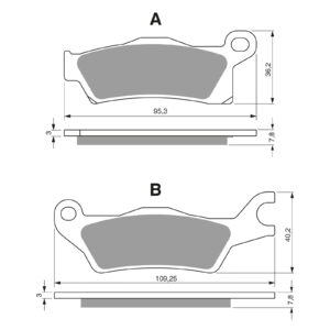 GOLDfren Brake Pads - K5 Off-Road Racing (GF309)