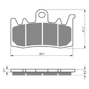 GOLDfren Brake Pads - S3 Sintered Sports (GF328)