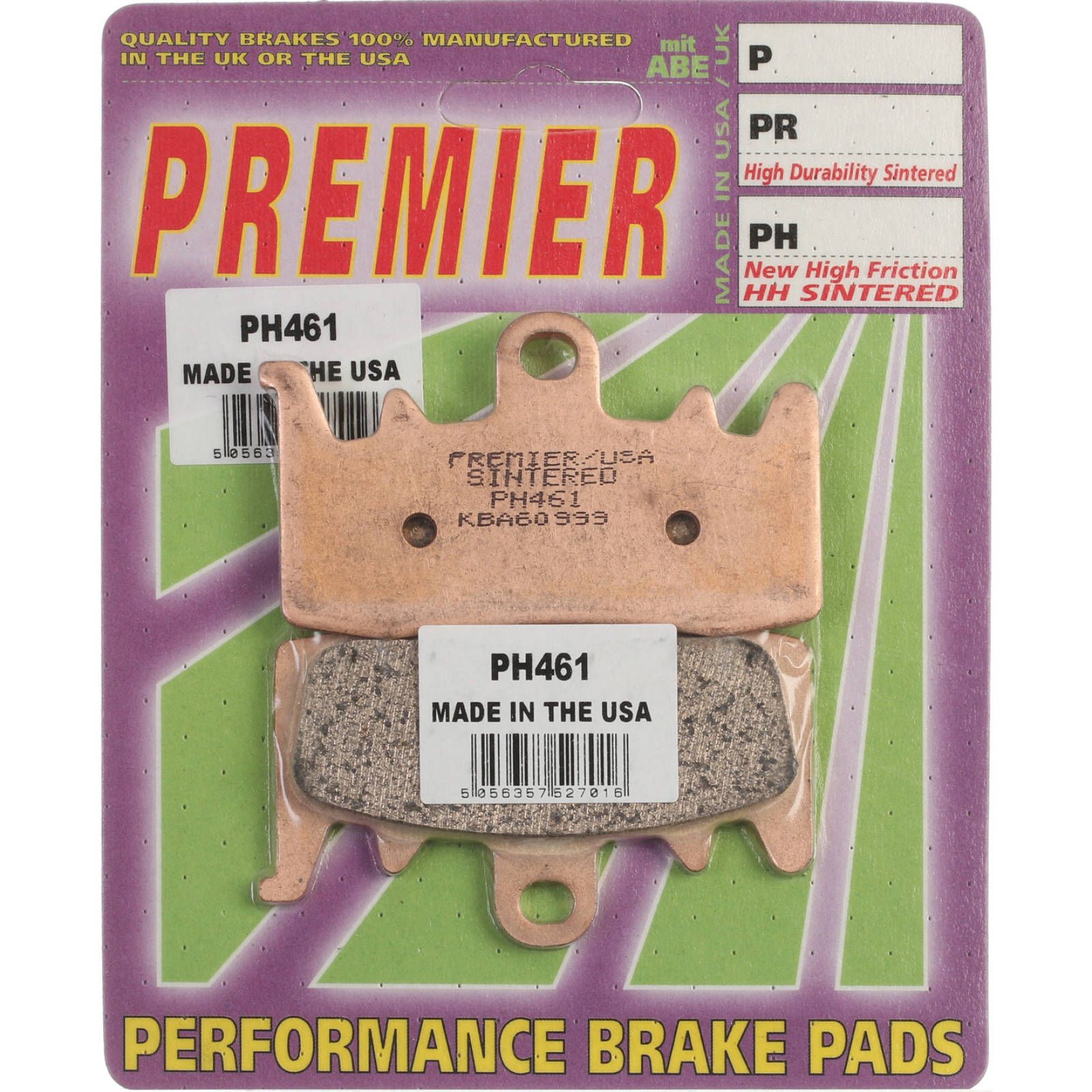 PREMIER BRAKE PADS HI-PERF SINT PH461 - BMW | HD | INDIAN