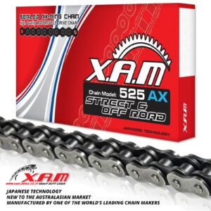 CHAIN XAM 525AX X 124 X-RING