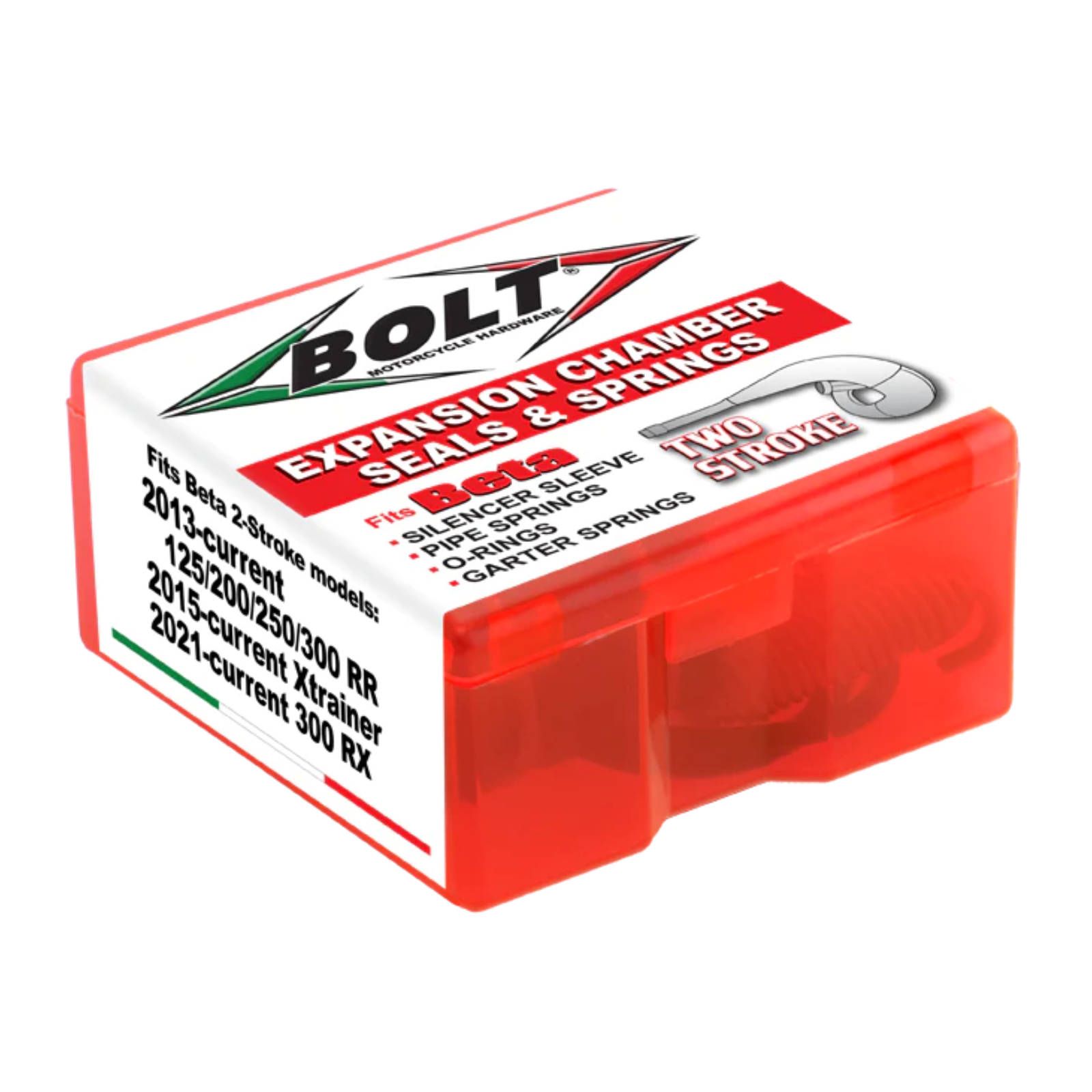 BOLT 2-STK PIPE ORING/SLEEVE/SPRNGS - BETA