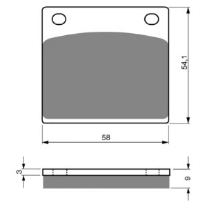 BRAKE PADS GOLDFREN SINTERED SPORTS GF076 - S3 ( PH06 )