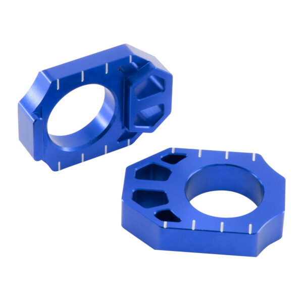 ZETA REAR AXLE BLOCK KAW KX/KXF '03-16 ,SUZ RMZ '04- BLUE