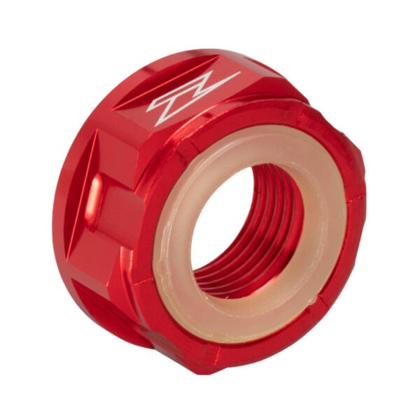ZETA AXLE NUT M16X27-P1.5 H13L RED