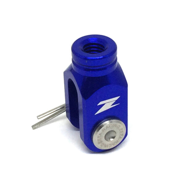 ZETA R-BRAKE CLEVIS KAW KX,KLX, SUZ RM,DRZ400 BLUE