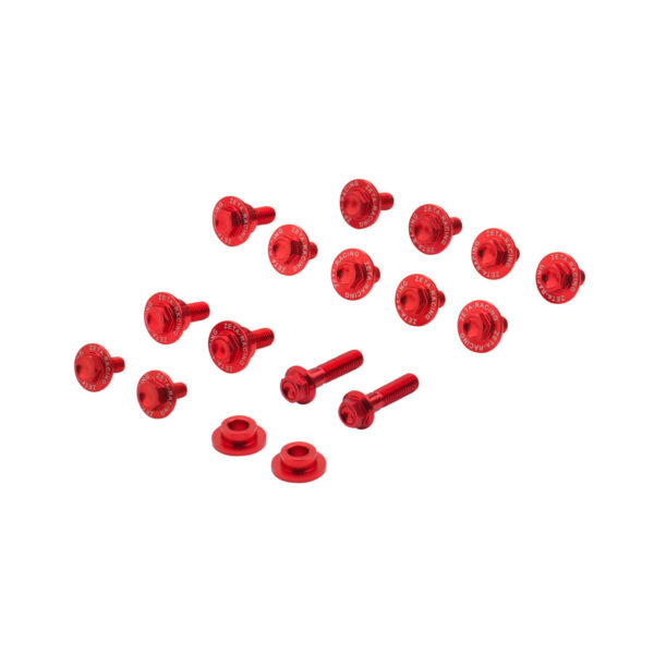 ZETA ALUMINUM BOLT SET FOR PLASTICS HON CRF450R '21- 15PCS R