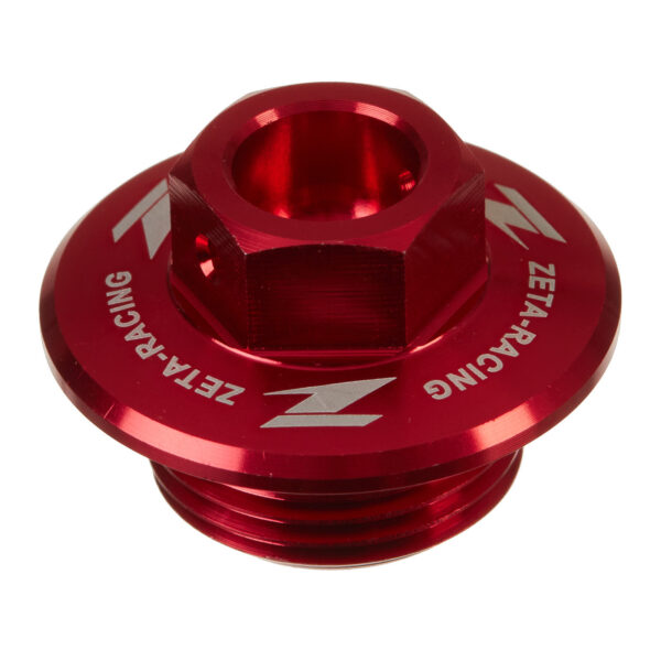 ZETA OIL FILLER PLUG SUZ RM/RMZ, YAM SEROW 250 RED