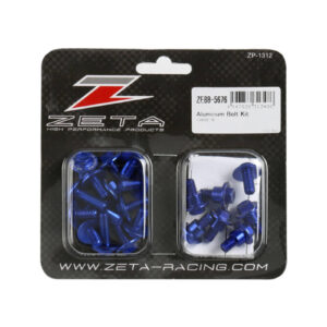 ZETA ALUMINUM BOLT SET PLASTICS YAM YZ450F '18- 21PCS BLUE