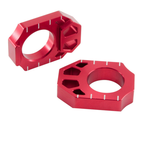 ZETA REAR AXLE BLOCK KAW KX/KXF '03-16 ,SUZ RMZ '04- RED